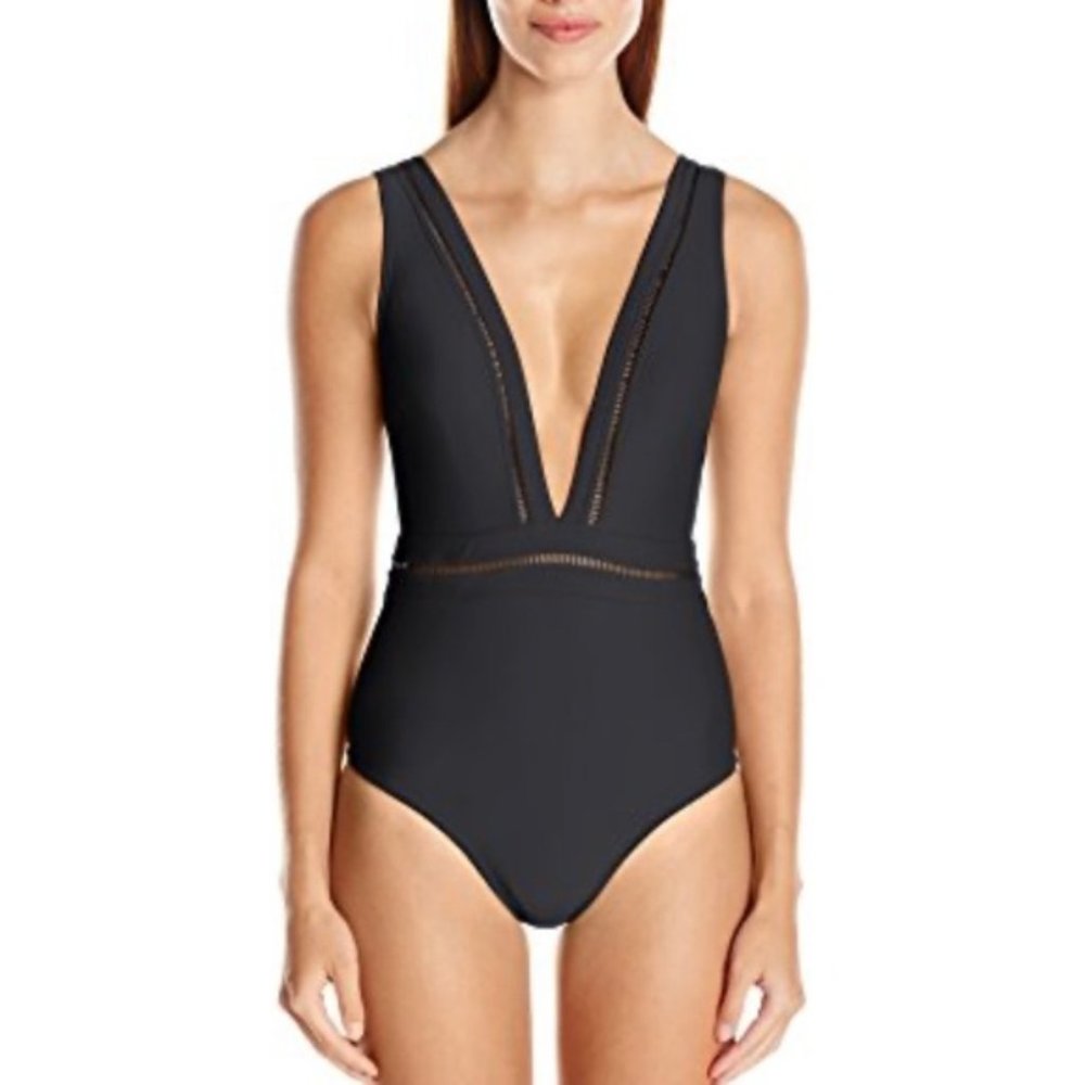 Ted Baker Pointelle Deep V Swimwear